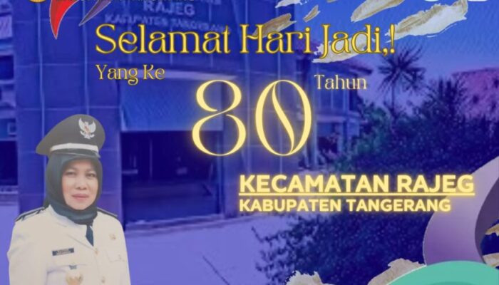 Kepala Desa Lembang Sari Beserta Jajaran Mengucapkan Selamat Hari Jadi Kecamatan Rajeg Yang Ke -80 Tahun
