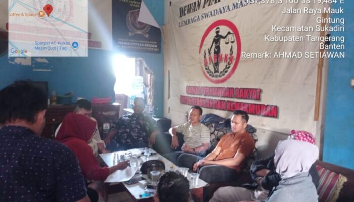 LSM GPRUKK Gelar Rapat Konsolidasi Guna Meningkatkan Kinerja Terukur dan Terarah