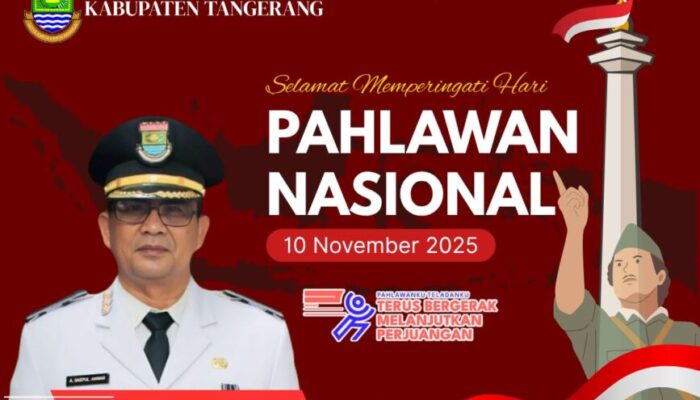 Camat Sukadiri Mengucapkan Selamat Hari Pahlawan Nasional 10 November 1945 – 2025
