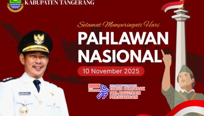 Camat Pakuhaji Mengucapkan Selamat Hari Pahlawan Nasional 10 November 1945 – 2025