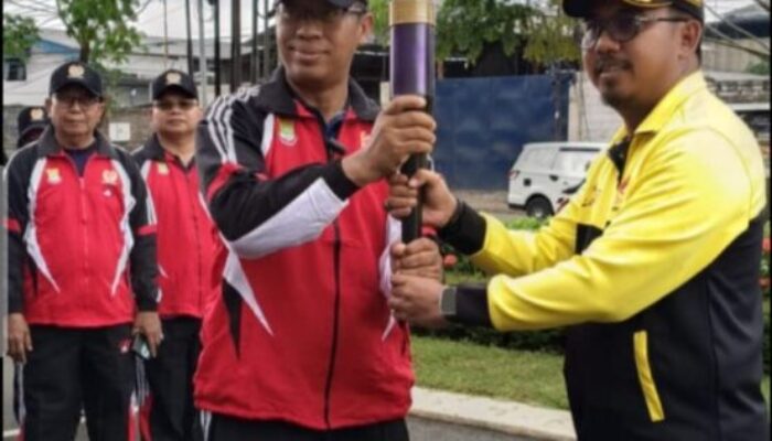 Kontingen Kecamatan Rajeg Ikut Bagian Dalam Pembukaan PORKAB Vl Kabupaten Tangerang