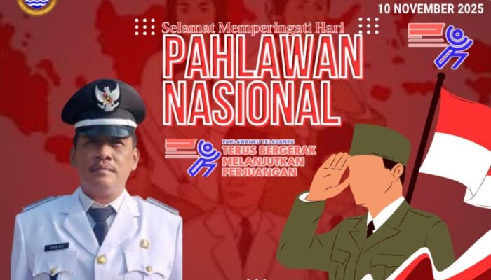 Kepala Desa Kosambi Kecamatan Sukadiri Mengucapkan Selamat Hari Pahlawan Nasional 10 November 1945 – 2025