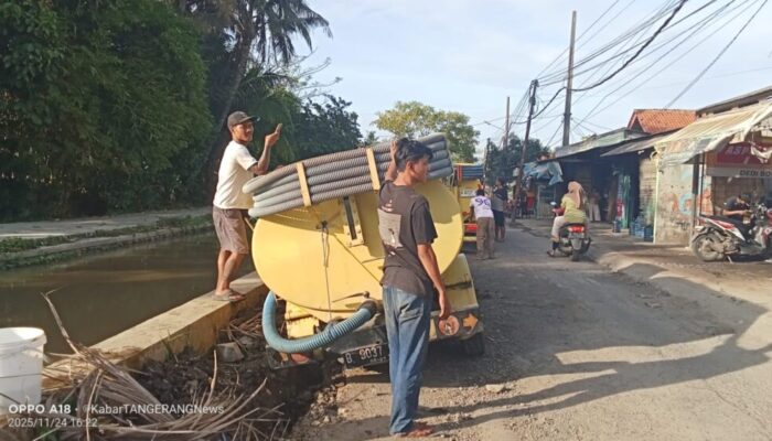 Proyek Rehabilitasi Daerah Irigasi Cisadane Bernilai Miliaran Memakan Korban Lagi
