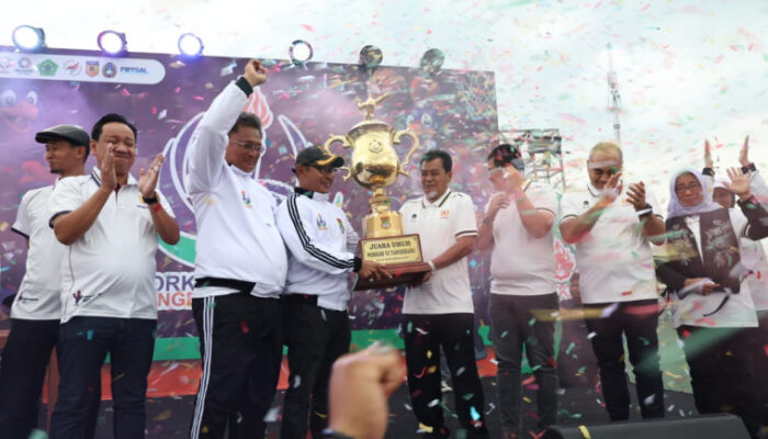 Bupati Tangerang Resmi Tutup Porkab VI Tahun 2025, Kecamatan Pakuhaji Raih Juara Umum