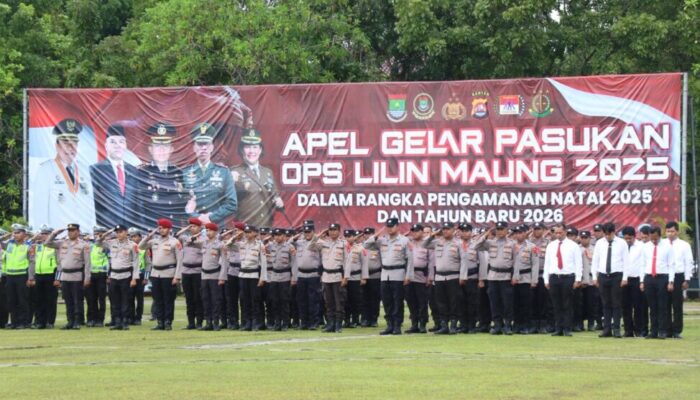 Pimpin Apel Operasi Lilin Maung 2025, Bupati Tangerang Pastikan Keamanan Nataru dan Kesiapsiagaan Bencana