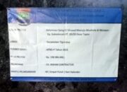 Diduga Proyek Betonisasi Milik DPPP di Kp. Sukamanah Tapos Tidak Sesuai Spesifikasi RAB