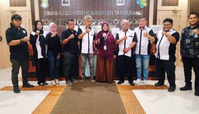 Pengurus JTR Audiensi ke Dinkes Kabupaten Tangerang, Perkuat Sinergi Informasi Kesehatan