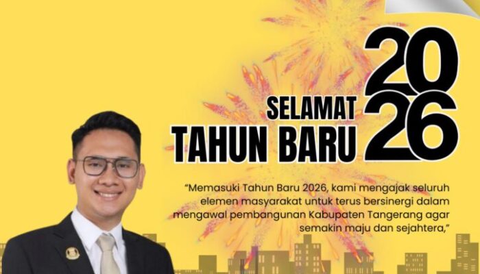 Anggota DPRD Fraksi Partai Golkar Kabupaten Tangerang Mengucapkan Selamat Tahun Baru 2026