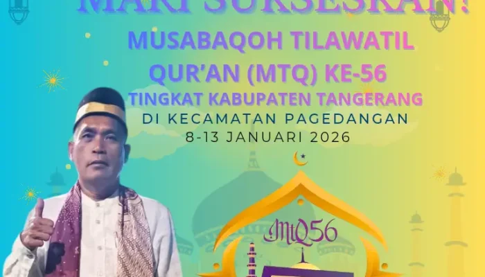 Pemerintah Desa Klebet Kecamatan Kemiri: Mari Sukseskan MTQ Ke-56 Tingkat Kabupaten Tangerang Tahun 2026