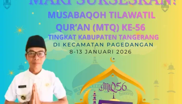 Pemerintah Desa Pakualam Kecamatan Pakuhaji: Mari Sukseskan MTQ Ke-56 Tingkat Kabupaten Tangerang Tahun 2026