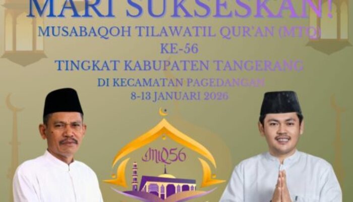 Pemerintah Desa Tanjakan Mengucapkan Selamat Mensukseskan MTQ Ke-56 Tingkat Kabupaten Tangerang