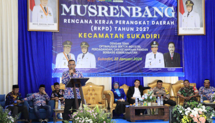 Masyarakat Antusias Pada Musrenbang Kecamatan Sukadiri