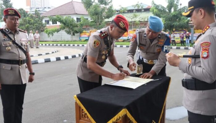 Polres Metro Tangerang Kota Lakukan Rotasi Kasat dan Kapolsek
