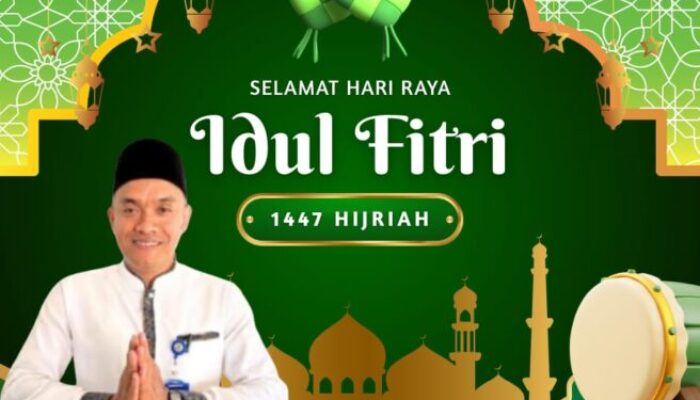 Pemerintah Kecamatan Sepatan Mengucapkan Minal Aidzin Walfaizin Mohon Maaf Lahir Bathin 1447 Hijriah