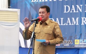 Bupati Apresiasi Baksos Kesehatan Gratis Satrad 401 Tanjung Kait Mauk