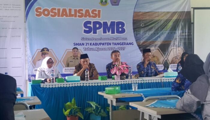 SMAN 21 Sukadiri Gelar Sosialisasi SPMB 2026/2027, Ini Jadwal Pelaksanaannya