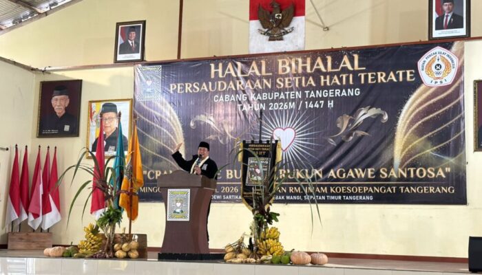 PSHT Cabang Kabupaten Tangerang Desa Lebak Wangi Gelar Halal Bihalal