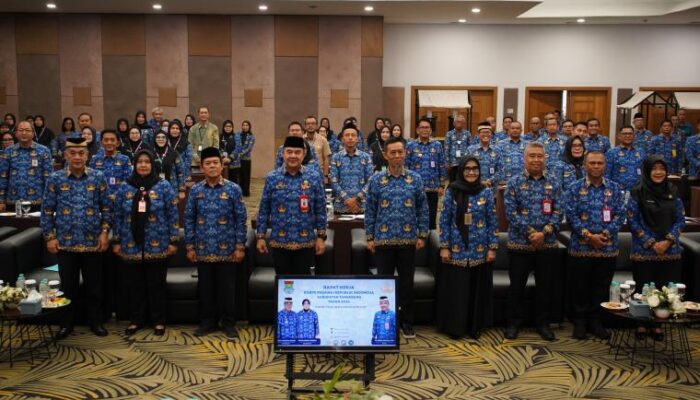 Wujudkan ‘Asta Cita’, KORPRI Kabupaten Tangerang Susun Strategi Transformasi ASN Dalam Raker 2025