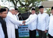 Hadiri Shalat Idul Adha 1447 H di Masjid Al-Amjad, Bupati Tangerang Serahkan Sapi Kurban Bantuan Presiden Prabowo Seberat 1,08 Ton