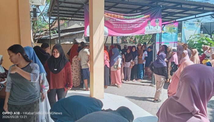 Penyaluran Beras Bulog 1912 Warga Desa Jatimulya Kecamatan Sepatan Timur Berjalan Lancar