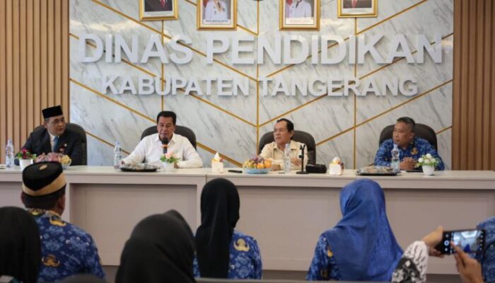 Bupati Tangerang Minta Para Kepala Sekolah SD SMP Tingkatkan Kompetensi dan Inovasi