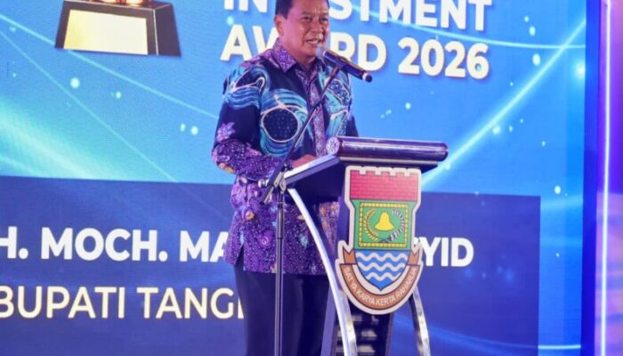 Buka Tangerang Investment Award 2026, Bupati Tangerang: Perkuat Komitmen Ciptakan Iklim Investasi Berkualitas