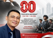 Kevin Supriadi Pimpinan Redaksi Media Kabartangerangnews.com Mengucapkan Selamat Hut Bhayangkara ke – 80 Tahun 2026