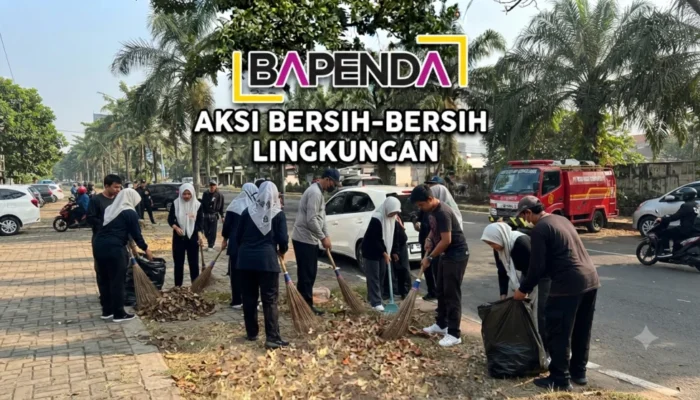 Bapenda Kabupaten Tangerang Gelar Aksi Bersih-Bersih Lingkungan
