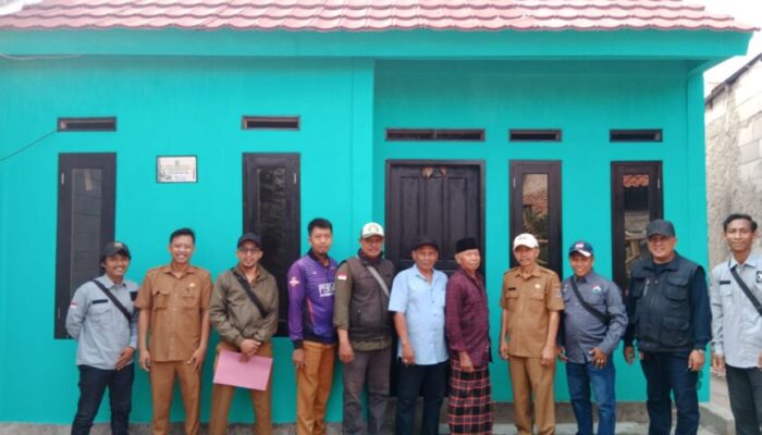 Dinas Perkim Kabupaten Tangerang Monitoring Pekerjaan Tahap I Program Rumah Tidak Layak Huni di Desa Sarakan