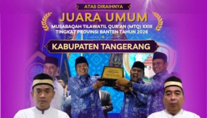 Ucapan Selamat dari Kecamatan Sepatan atas Prestasi Kabupaten Tangerang di MTQ XXIII Provinsi Banten 2026