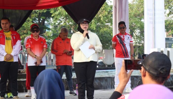 Wabup Intan Ajak Masyarakat Kelapa Dua Perkuat Gotong Royong dan Persatuan