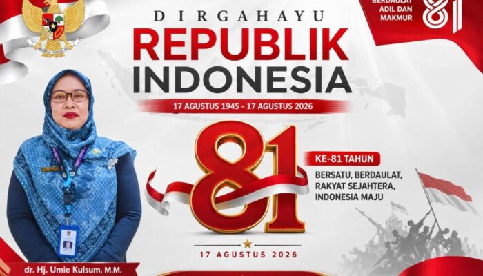 RSUD Pakuhaji Semarakkan HUT Kemerdekaan RI ke-81 dengan Mengajak Masyarakat Kibarkan Merah Putih