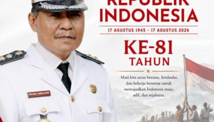Kepala Desa Sukamanah Rohadi Kamaludin Sampaikan Ucapan Dirgahayu Republik Indonesia Ke-81
