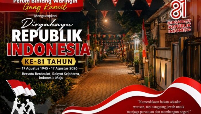 Warga Gang Kancil Perum Kota Bintang Waringin Antusias Meriahkan HUT Kemerdekaan RI Ke-81