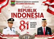 Camat Rajeg Oman Apriaman Sampaikan Ucapan Dirgahayu Republik Indonesia ke-81, Ajak Masyarakat Perkuat Persatuan dan Kesatuan