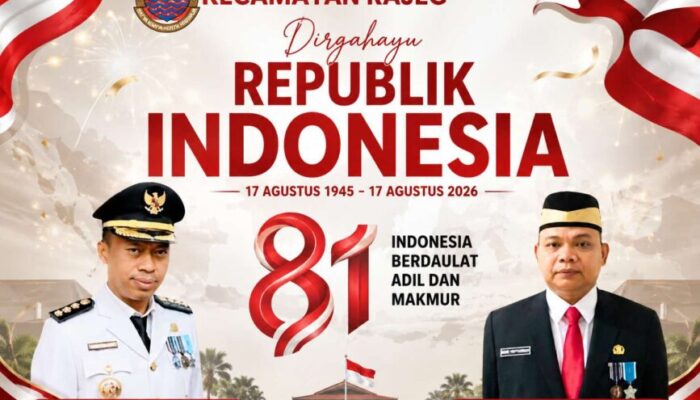 Camat Rajeg Oman Apriaman Sampaikan Ucapan Dirgahayu Republik Indonesia ke-81, Ajak Masyarakat Perkuat Persatuan dan Kesatuan