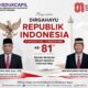 Dinas Dukcapil Kabupaten Tangerang Sampaikan Ucapan Selamat HUT ke-81 Kemerdekaan Republik Indonesia