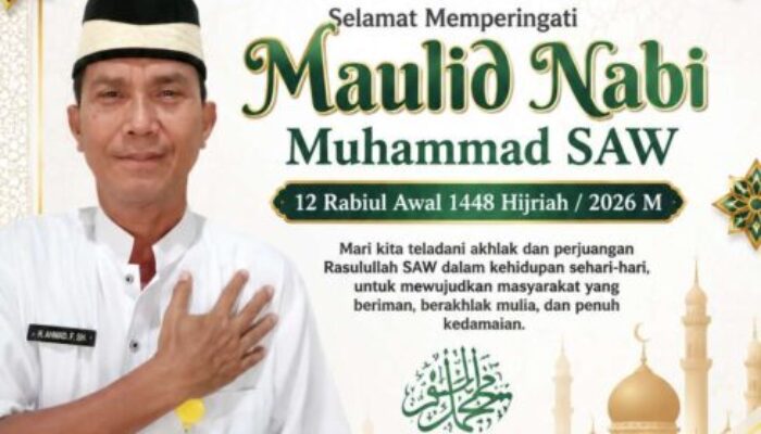 Pj. Kepala Desa Jati Mulya Sampaikan Ucapan Maulid Nabi Muhammad SAW 1448 Hijriah