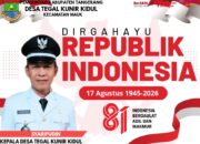 Syaripudin, Kepala Desa Tegal Kunir Kidul, Sampaikan Ucapan Selamat HUT ke-81 Kemerdekaan Republik Indonesia