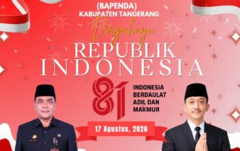 Badan Pendapatan Daerah Kabupaten Tangerang Ucapkan Dirgahayu Kemerdekaan RI ke-81