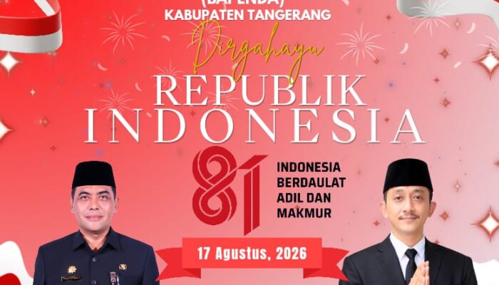 Badan Pendapatan Daerah Kabupaten Tangerang Ucapkan Dirgahayu Kemerdekaan RI ke-81