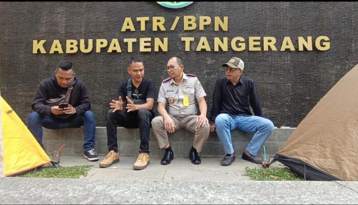 Aksi Protes Warga Menuai Tanggapan Kepala Kantor ATR/BPN Kabupaten Tangerang