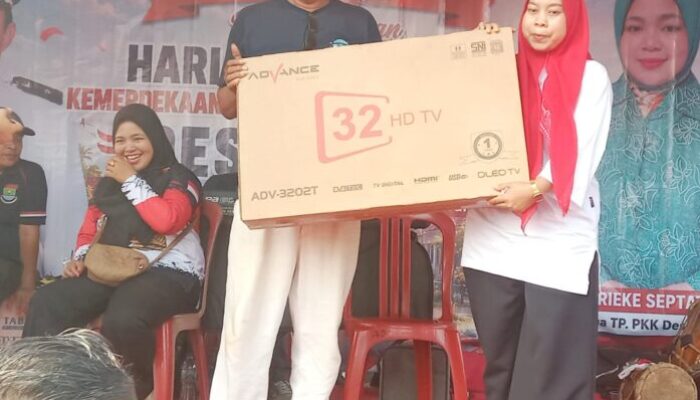 Semarak Kemerdekaan HUT RI Ke-81 Desa Benda Tebar Ratusan Hadiah Doorprize, “Gede -Gedean”