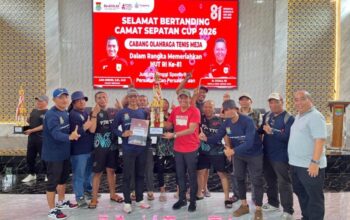 Warga Desa Pisangan Jaya Raih Juara 1 Lomba Cabang Tenis Meja Camat Cup 2026