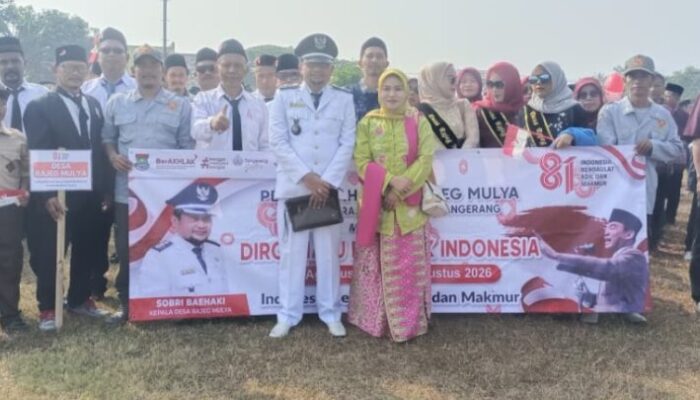 Kades Rajeg Mulya Sobri Baehaki Ikut Meriahkan HUT Kemerdekaan RI ke-81