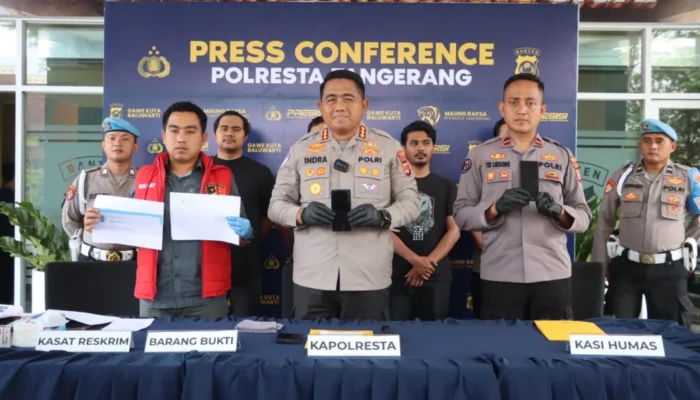 Polresta Tangerang Tangkap 3 Matel Diduga Peras Pengendara di Cikupa
