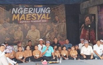 Bupati Tangerang Gelar Acara Ngariung Bareng Komunitas Pengiat Seni di Kabupaten Tangerang di Sanggar Seni Gema Wirahma, Kecamatan Jayanti