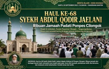 Ribuan Jamaah Padati Haul ke-68 Syekh Abdul Qodir Jaelani di Ponpes Cilongok Pasar Kemis