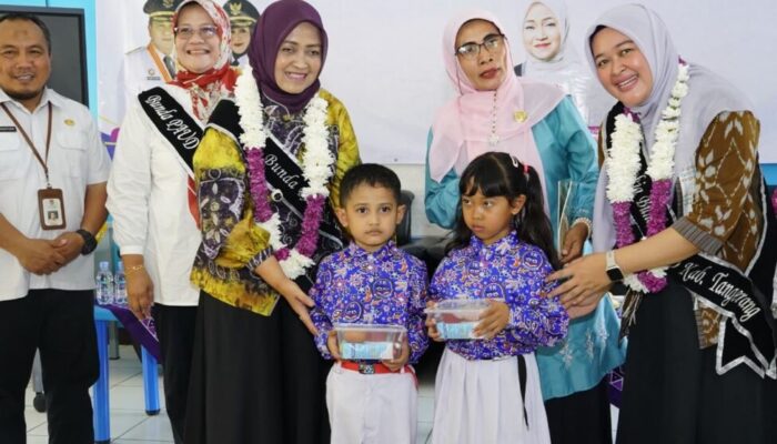 Bunda PAUD Kabupaten Tangerang Dorong Pemenuhan Gizi Anak Melalui Program PMT di Satuan PAUD