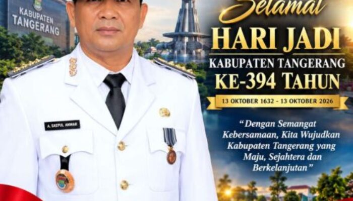 Camat Sukadiri Ahmad Saepul Anwar Sampaikan Ucapan Selamat Hari Jadi Kabupaten Tangerang ke-394 Tahun